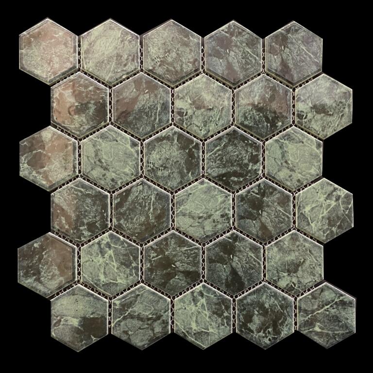 Porcelain Mosaic Parda Green (59M12)